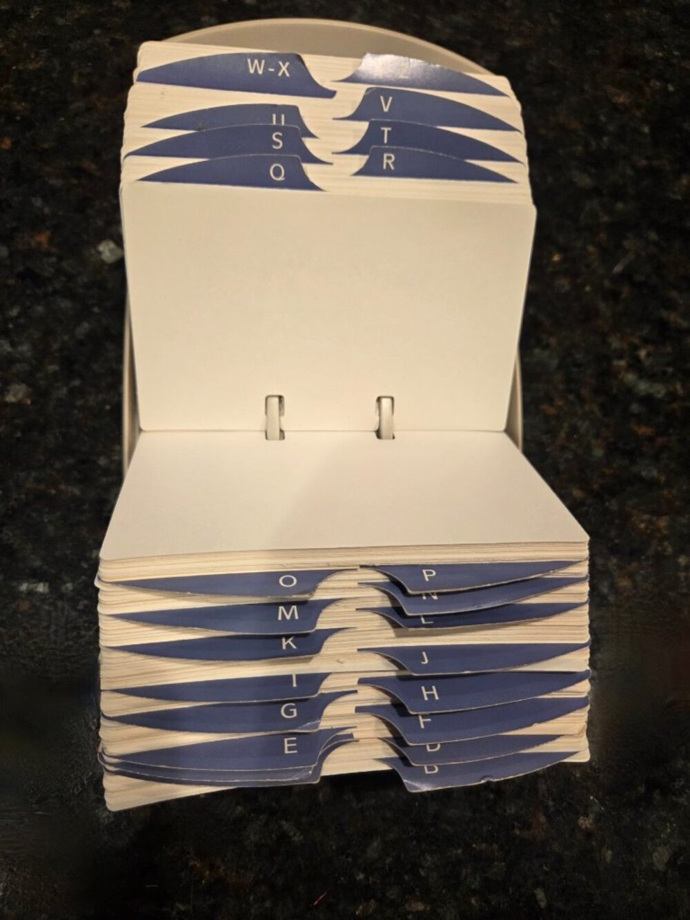 Vintage Rolodex Open Tray Card File - Picture 2 of 5